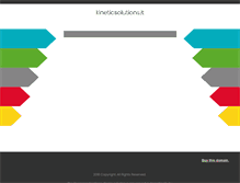 Tablet Screenshot of kineticsolutions.it